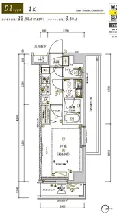 メインステージ東武練馬【4階】の間取り