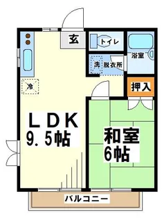 グレンアミニティII【2階】の間取り