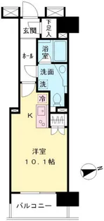 メゾンカルム代々木公園【4階】の間取り