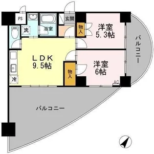 ダイヤヒルズ島瀬【3階】の間取り