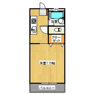 はなはうす東岡山マンション【3階】の間取り