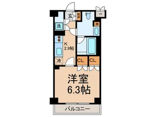 コンフォリア駒場【1階】の間取り