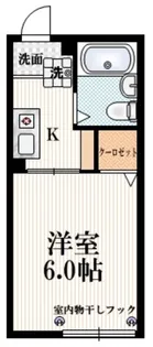 シティハイムサンセット【2階】の間取り