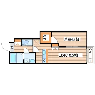 キララ鈎取本町I【1階】の間取り