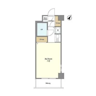 T’s garden武蔵小杉【4階】の間取り