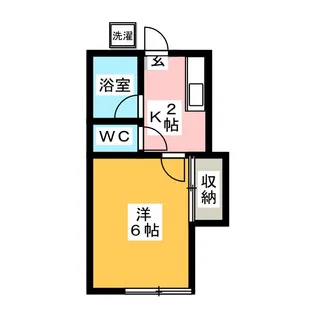 コーポルミエール【2階】の間取り