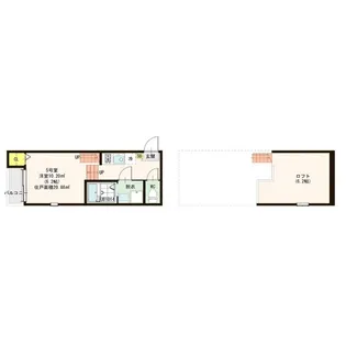 ハーモニーテラス八本松【1階】の間取り
