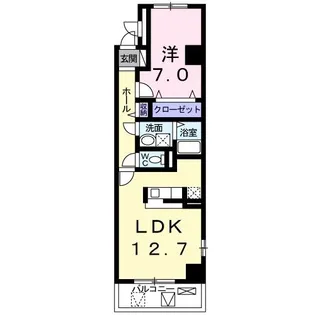 ヴェルデ ストーリアII【2階】の間取り