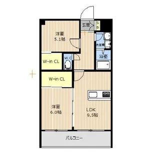 スペランザ【4階】の間取り