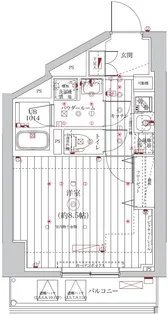 ユリカロゼ東向島【7階】の間取り