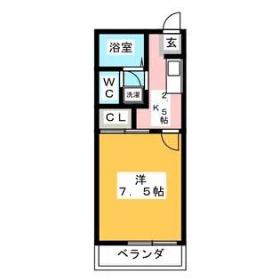 ミノタハイツ出川III【3階】の間取り