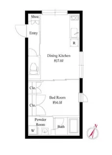EDIT nihonbashi【2階】の間取り