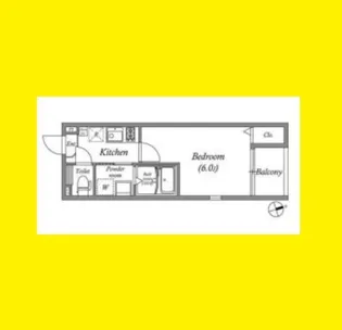 ハーモニーテラス江坂【1階】の間取り