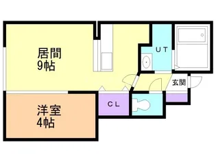 グランモア朋B【1階】の間取り