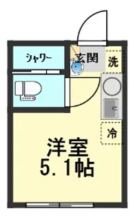 アドバンスV【2階】の間取り