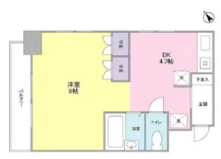 エスポワール梅里【6階】の間取り