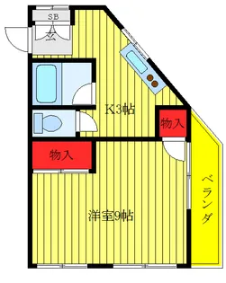 青木マンション【3階】の間取り