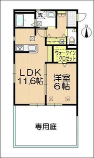 メゾン ユーフォリー【1階】の間取り