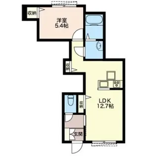 メゾン・ドゥ・ヴィラ【1階】の間取り