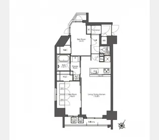 コンフォリア滝野川【2階】の間取り