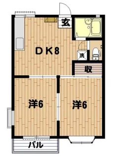 マイソフィアPARTI【2階】の間取り