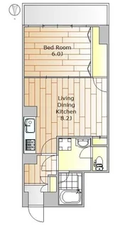須賀マンション【5階】の間取り