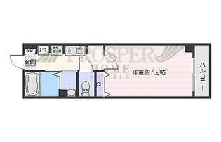 ジュネス今里【5階】の間取り