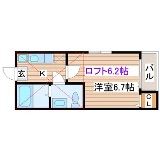 ドリームI【2階】の間取り