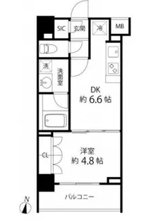 リリエンベルグ目白壱番館【7階】の間取り