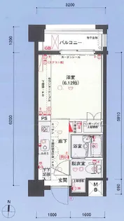 バージュアル武蔵小杉【3階】の間取り