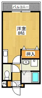 ハイム岩崎II【2階】の間取り