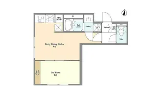 CASA GRAZIE 池袋【5階】の間取り