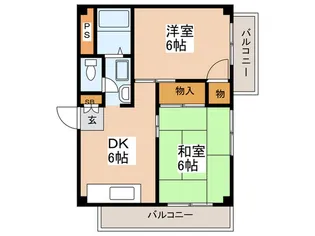 シムラハイム【3階】の間取り