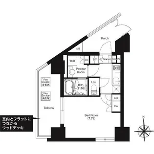 HF正光寺赤羽レジデンスII【12階】の間取り