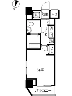 スカイコート中村橋第2【4階】の間取り