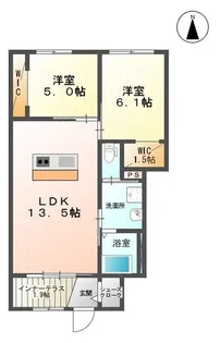 グレース【1階】の間取り