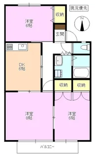 セジュール千曲 A棟【1階】の間取り