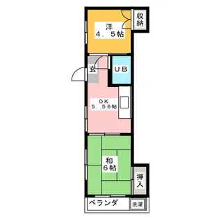 栄マンション【3階】の間取り