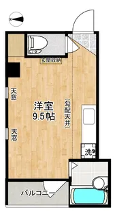 メゾン・バーゼル【3階】の間取り