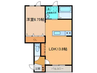 テトラド【2階】の間取り