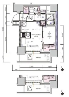 SYFORME ITABASHIII【10階】の間取り