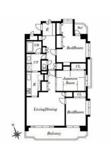 LEO拾八番館【5階】の間取り