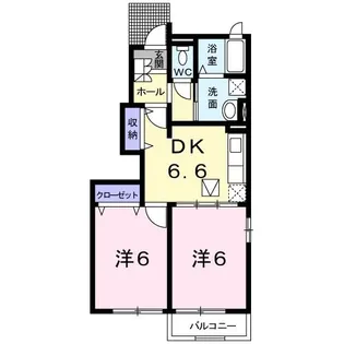 ヴィクトリーIII【1階】の間取り