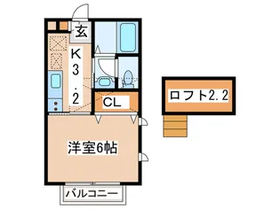 エコライフ南橋【2階】の間取り