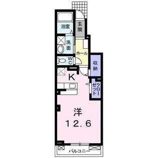 グレイス・レジデンスII【1階】の間取り