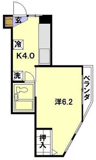 アメニティ山崎【2階】の間取り