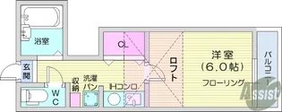 ゴールドレジデンス高崎【2階】の間取り