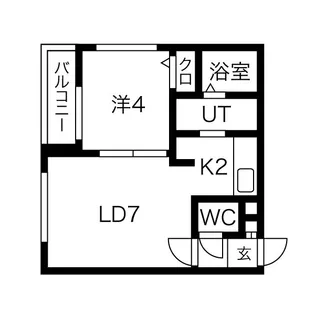RAFFINE大通東PREMIUM【2階】の間取り