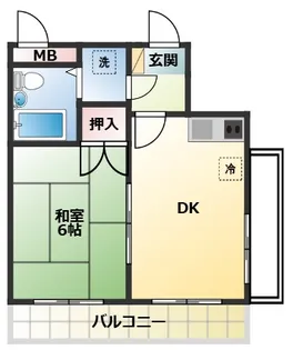 メゾン岡村【3階】の間取り