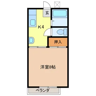 ユーハイム【1階】の間取り